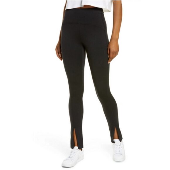 💕ZELLA💕 High Waist Asana Renew Leggings Split Cuff ~ Black Small S NWT - Picture 3 of 16